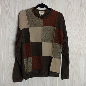 St John"s Bay Patchwork Sweater
